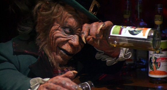 In which Leprechaun movie a guy DID survive pulling out the golden tooth?