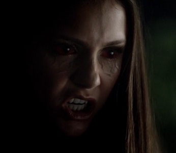 In what season does Elena become a vampire?