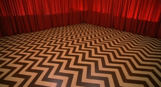 In the series finale, what is the last line of dialog spoken in the Black Lodge?